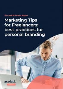 e-book - Marketing tips for freelancers - the best practices for personal branding